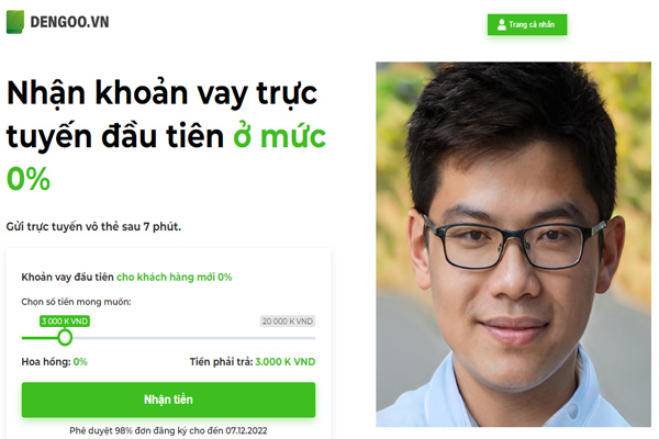 Dengoo vay tiền mọi lúc mọi nơi