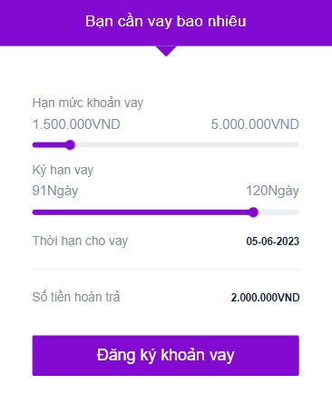 gói vay